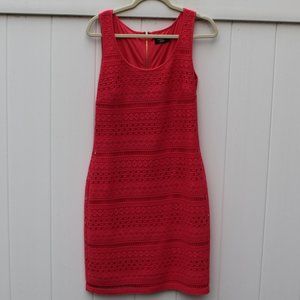 Pink Guess Crochet Layered Dress